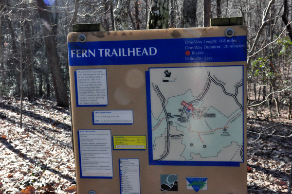 Fern Trailhead map